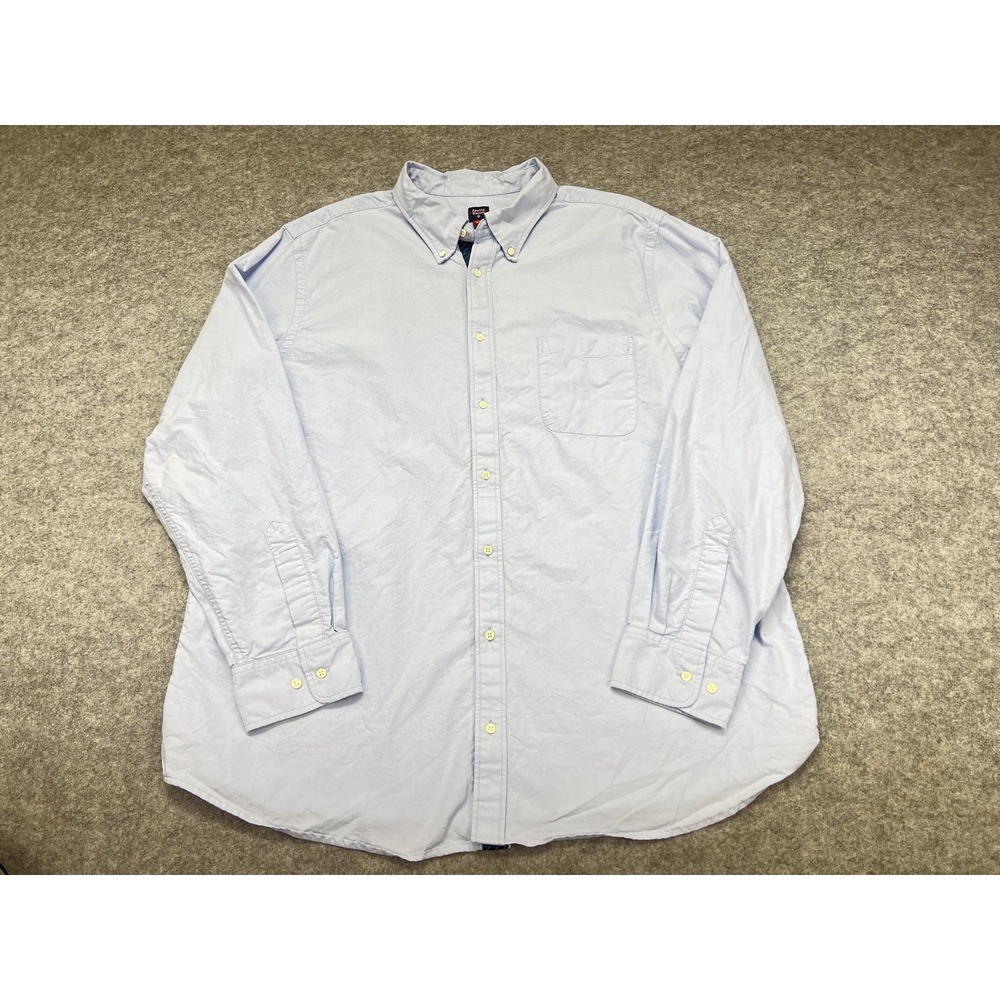 Rowing Blazers Shirt Mens 2XLT Blue Oxford Long Sleeve Button Down Casual